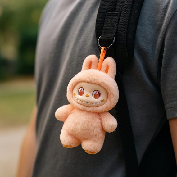 残りわずかラブブバニーキャラクター ポンポン付きキーホルダーセット 残りわずかラブブバニーキャラクター ポンポン付きキーホルダー