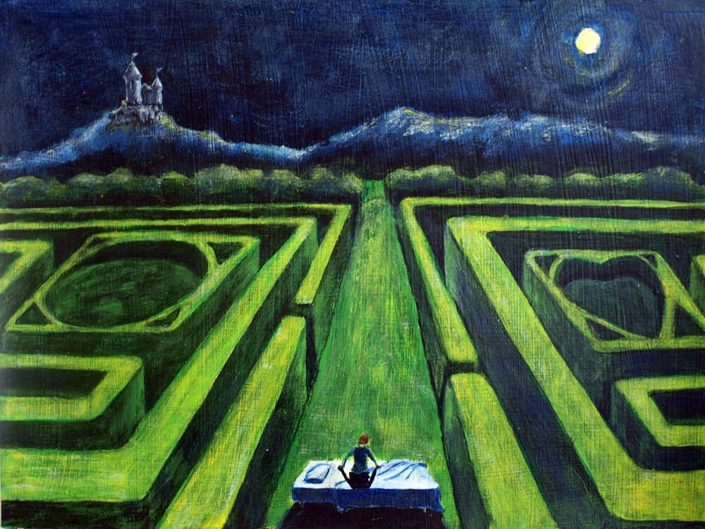Maze of Dreams Original Painting Etsy