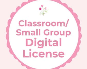 Digital License Upgrade | Classroom License | Church Ministry License | Printable Usage Rights | Group Use Permission | Bible Study License