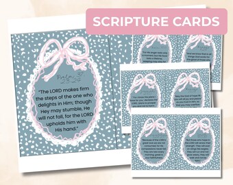 Hope, Peace, and Comfort Scripture Cards for Women | Printable PDF PNG