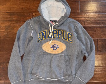 Vintage Boxer And Stone Snapple Hoodie Rare Size Large Thick Cotton EUC 2000