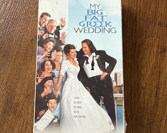 My Big Fat Greek Wedding (VHS) Nia Vardalis John Corbett Brand New Sealed