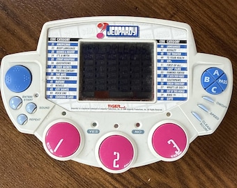 Vintage 1999 Tiger Electronics Deluxe Edition Jeopardy Handheld Game Tested