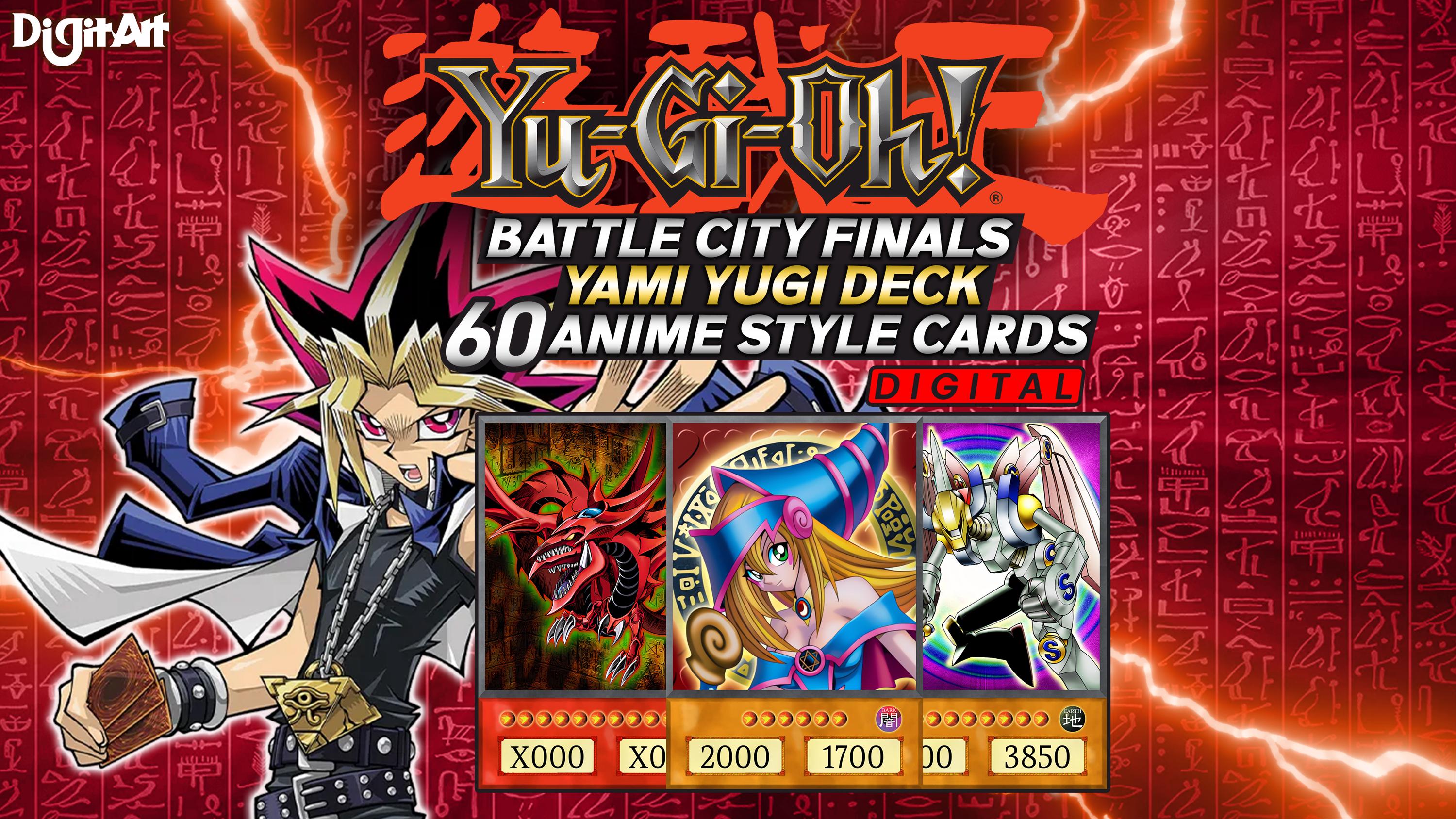 Yu-gi-oh! Anime Style 60 Card Deck | Yami Yugi's Battle City Deck - Etsy