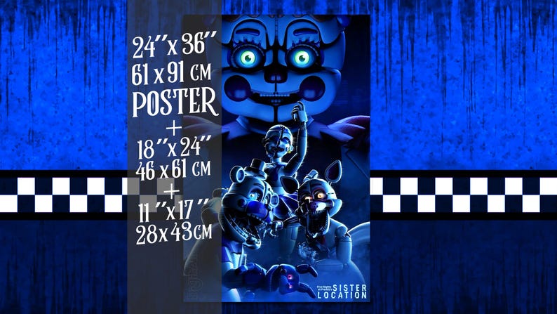 Five Nights at Freddy's - Sister Location - Poster (3 Sizes) - Etsy