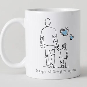 Vaderdag, png-bestand | Papa en dochter-clipart | Papa is altijd haar held | 300 dpi sublimatieontwerp | Afdrukbaar cadeau voor papa | Held, vader, png
