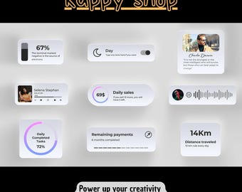 Widget Animation — Motion Graphics Template, No Plugins, Easy Edit