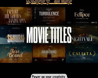 Cinematic Movie Titles Pack | Hollywood Film Opener & Trailer for Premiere Pro