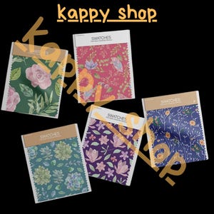 Fabric Swatch Mockup PSD, Textile Pattern Presentation Template For Surface Designers