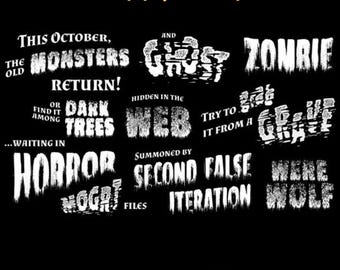 Títulos de terror retro: Paquete MOGRT de Premiere Pro para intros cinematográficas de terror de los 80