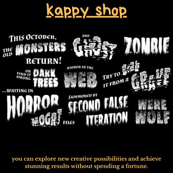 Retro Horror Titles: Premiere Pro MOGRT Pack for 80s Scary Cinematic Intros  - Etsy