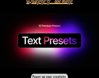10 After Effects Text Presets – Modern Typography Animation Pack (4K)