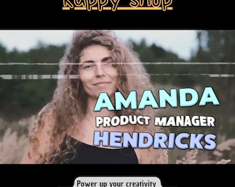 Lower Thirds After Effects Template | Animated Name Title Pack, YouTube, No Plugins, Instant Download
