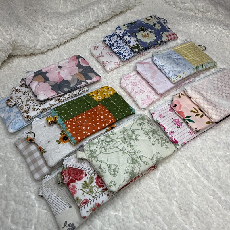 Hand Sewn Mini Bag Keychain - Etsy