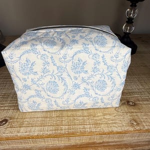 Cosmetic Makeup Bag – Handmade Zipper Pouch for Travel, Toiletries & Beauty Essentials –  Gift for Her - Stylish, Durable, and One-of-a-Kind