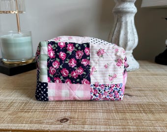 Cosmetic Makeup Bag – Handmade Zipper Pouch for Travel, Toiletries & Beauty Essentials – Small Makeup Organizer Gift for Her - Beauty Bag