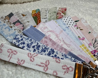 Wristlet Keychain Strap– Fabric Key Fob for Keys & IDs – Hands-Free Key Holder Gift for Her – Lightweight, Stylish, Cute and Practical Gift