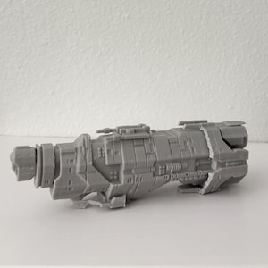 Marathon-class heavy cruiser – 14 inches long, custom model – fan-made 3D printed model spaceship.