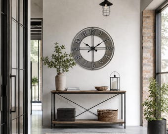 Emery Metal Wall Clock