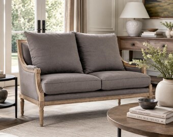 Aveline French Oak Settee