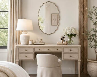 Aveline Scalloped Wall Mirror