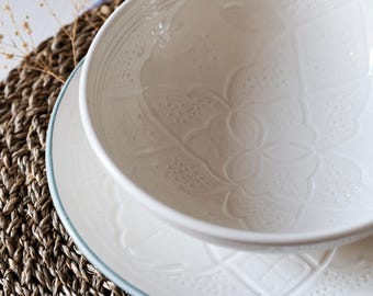 Tazrzit – Juego dúo Signature (2 piezas) / Avorio Grabado CT-002