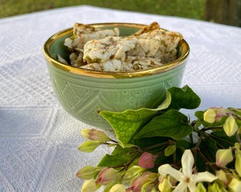 Collezione Eterna - Mint Bowl with 12K Gold Rim BG-002