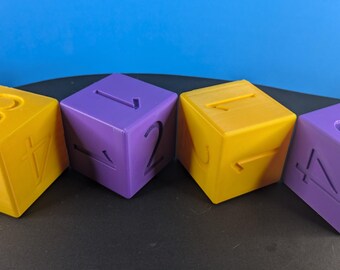 Instant insanity puzzle blocks