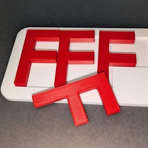 Omöjligt Fyra F-pussel – 3D-utskrivet hjärngymnastikspel, knepig logikutmaning