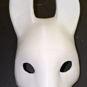 Anna the Huntress Mask Paintable Dead by Daylight Inspired Bunny Mask for Cosplay Halloween Display