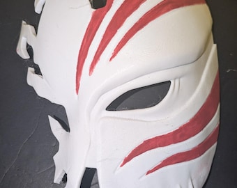 Ichigo Hollow Mask – Anime Bleach Cosplay mask, Vizard Hollow Ichigo Costume Mask, Anime Collectible Display