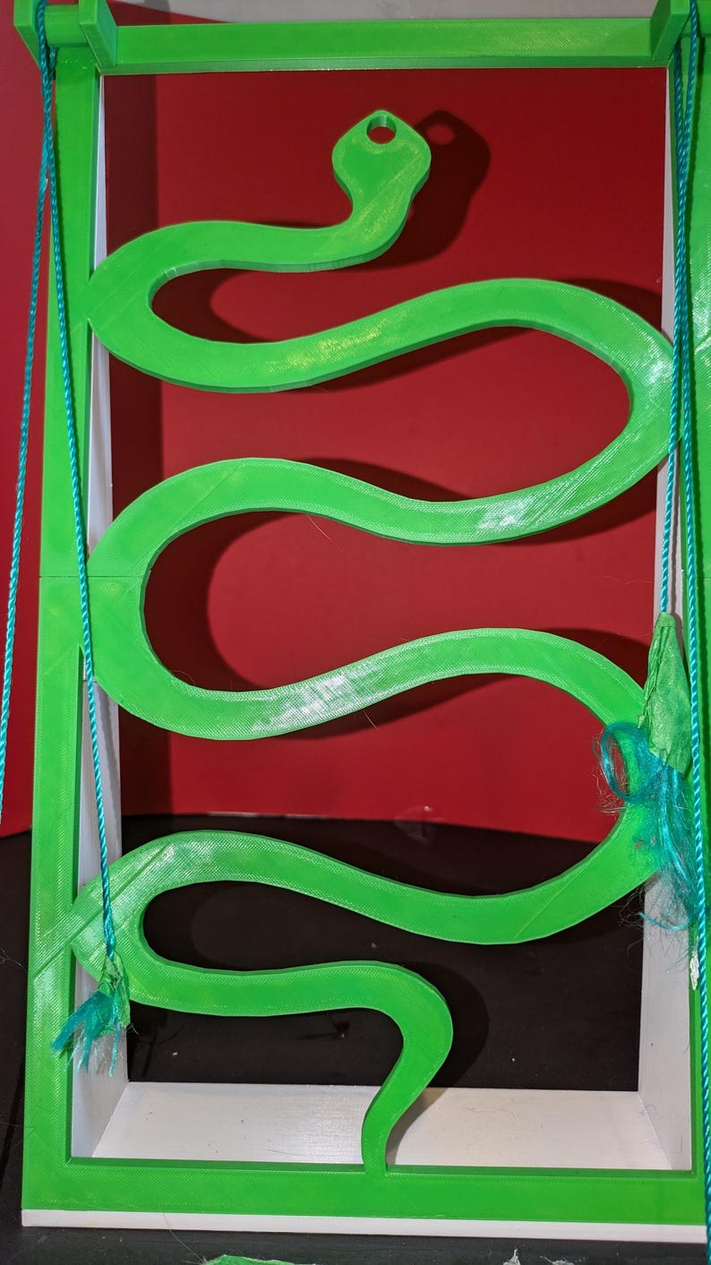String Snake Survivor Inspired Snake Ball Maze, Large!! Approx 16 Inches Tall - Etsy