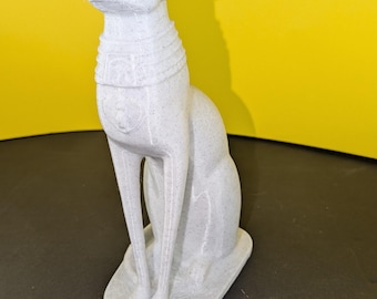 Egyptian Cat Goddess Bastet Statue Ancient Style Figurine Home Decor Collectible