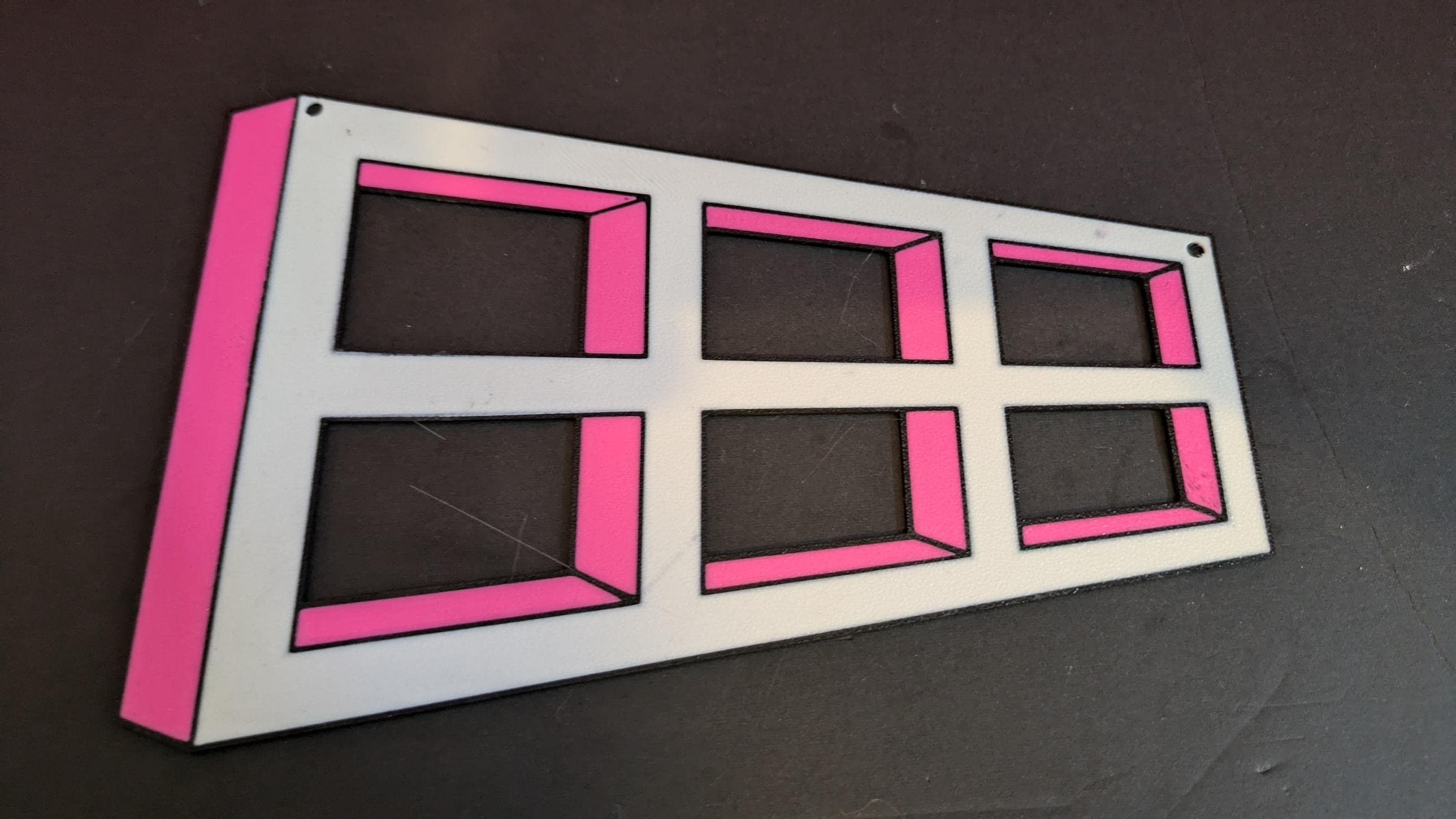 Ames Window Optical Illusion, Bend Reality Etsy