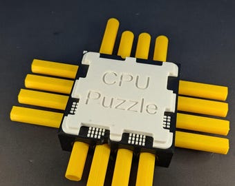 CPU Puzzle: 3D Printed Brainteaser for Tech Lovers