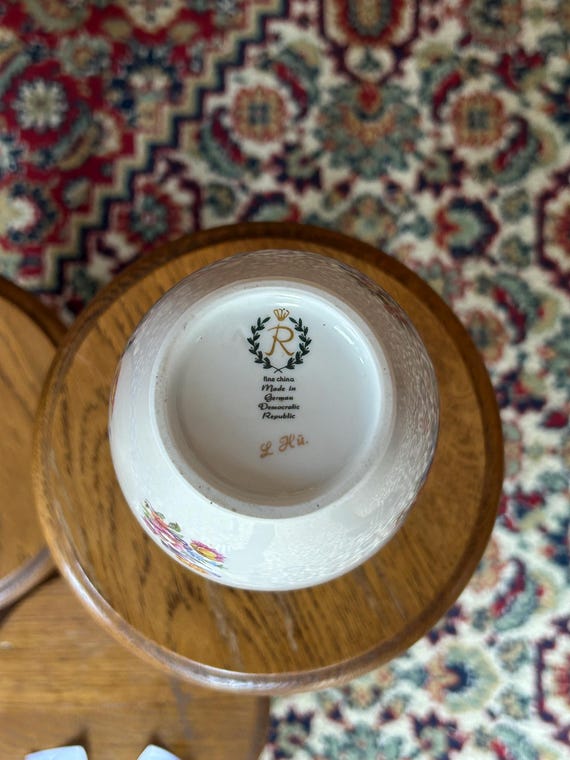 ライヘンバッハ ヴィンテージ 磁器花瓶 - Etsy 日本