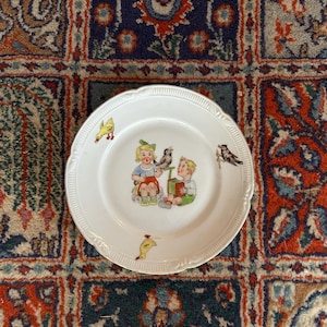 1930s Zeh Scherzer fine porcelain decorative plate
