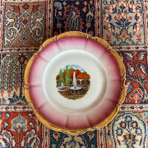 Decorative Sprudelhof Bad Nauheim plate