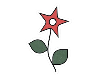 Star-Flower Sticker