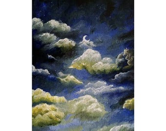 Night Sky Painting (Print)