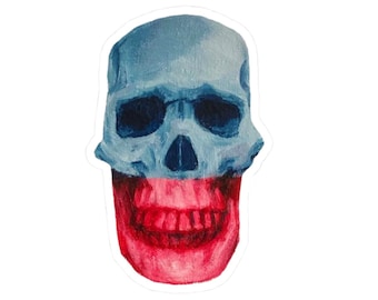 Skull Painting Sticker