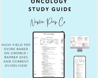 Oncology (Chapter 61) Study Guide 2025 | NAPLEX RxPrep Review | High-Yield PDF Study Guide