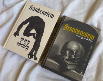 Frankenstein Rebind – de Mary Shelley, Edición especial reencuadernada Tapa dura Bordes pintados en negro