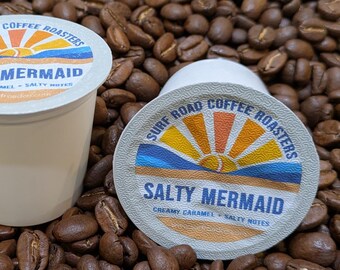 Salty Mermaid Flavored Coffee Single Serve Coffee Cups