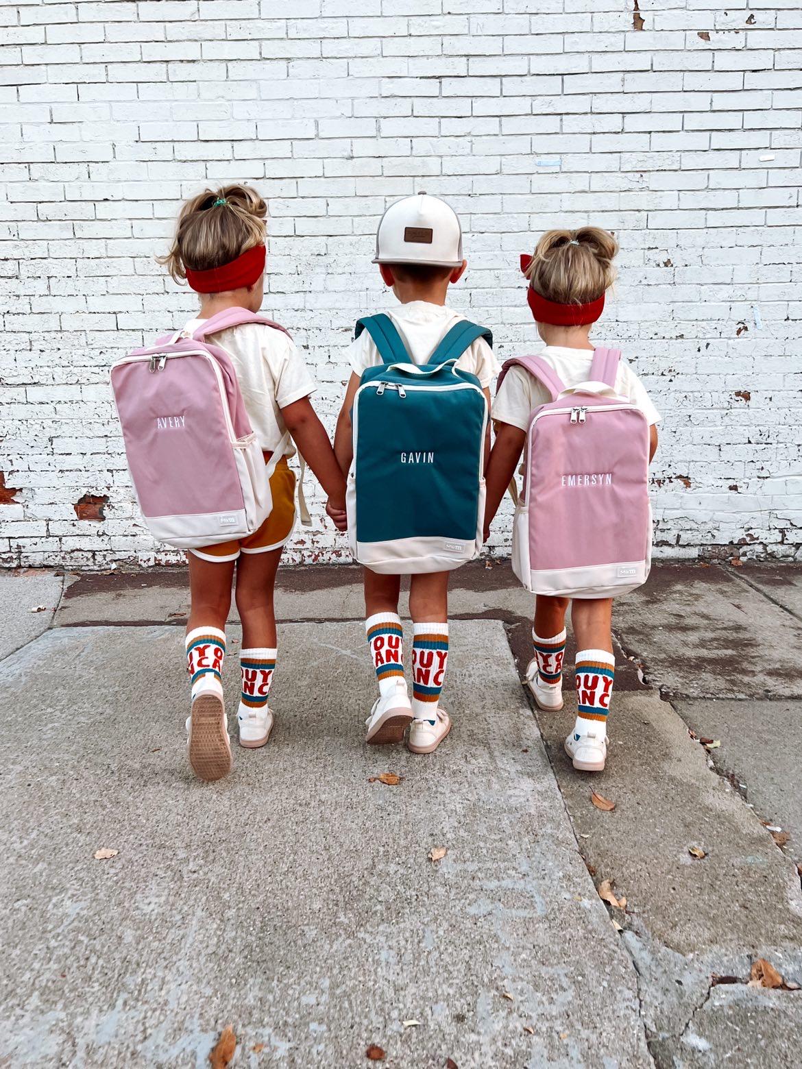 Custom Embroidered Child Backpack Basic | Personalized | Back To School | Minimal Style | Toddler Backpack | Custom Name Embroidery | Pre K