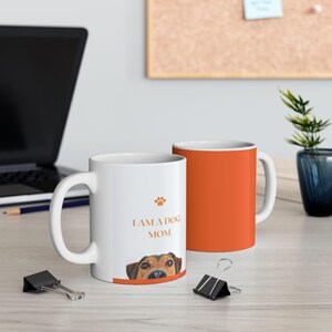 Stylish Dog Lover Ceramic Mug, Funny Dog Gifts for Pet Owners, Coffee Cup for Animal Lovers, 11oz/15oz, Perfect for Birthdays & Holidays