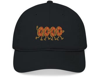 Embroidered Dancing Donuts Organic Cotton Cap - Phish Fan Hat