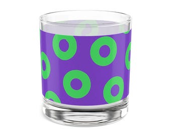 Phish Rocks Glass Set: Vibrant Cocktail Glasses, Fun Barware