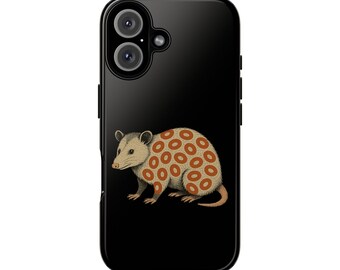 Phish Possum Phone Case: Funny Wildlife Art, Impact Resistant