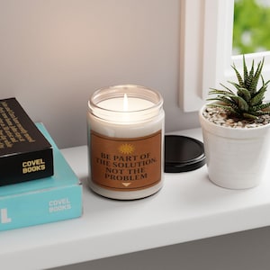 Soy Candle, Recovery Quote Candle, Inspirational Candle, Aromatherapy Candle, Home Decor, Self-Care Gift, Scented Candle